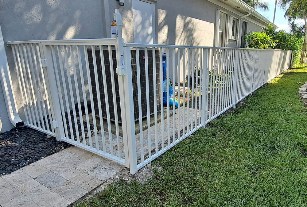 Miramar, FL – Replace Mechanical Aluminum Fence (After)
