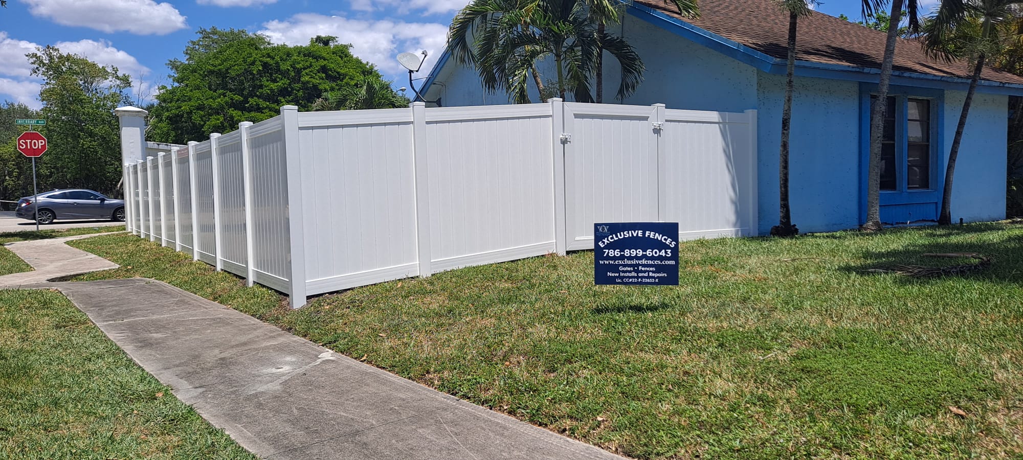 PVC/Vinyl Privacy Fence Installation Lauderhill, FL South Florida