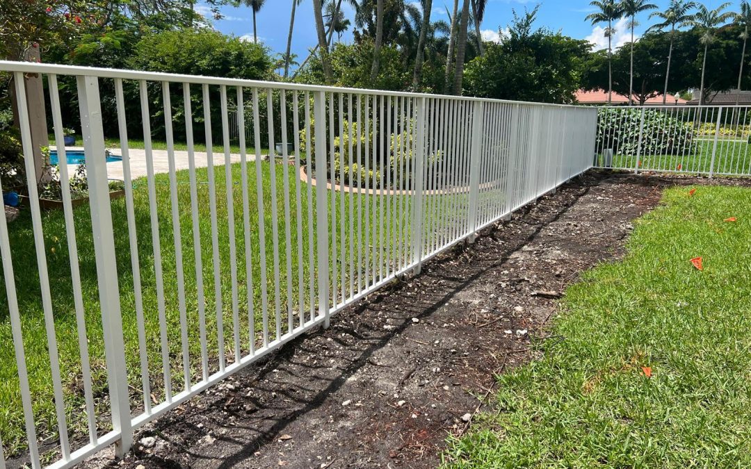 Aluminum Fence Installation – Mechanical Aluminum Fence Installation – Weston, FL