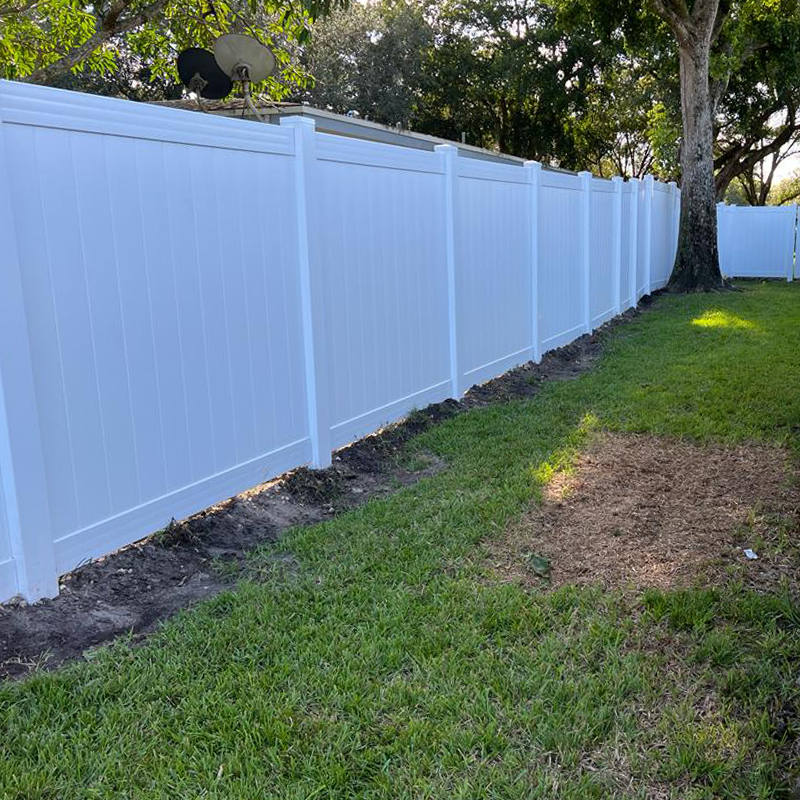 PVC Fence Installation Vinyl Fence Installation PVC Privacy Fence