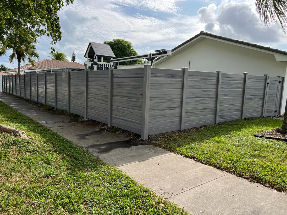 Coastal Cedar PVC Fence - PVC Fence Installation - Vinyl Fence Installation  - Fence Installation - Hollywood, FL - South Florida Fence Installation  Company | 786-899-6043 | Exclusive Custom Fence \u0026 Repairs, image size:1200x900
