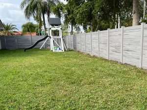 Coastal Cedar PVC Fence