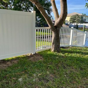 Ocean View PVC Fence