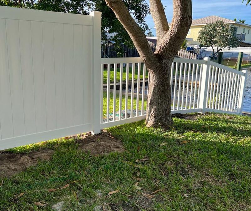 PVC Fence Installation – Vinyl Fence Installation – Ocean View PVC Fence – PVC Privacy Fence – Fence Installation – Exclusive Custom Fence & Repairs