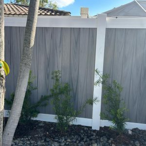 Coastal Cedar PVC Fence