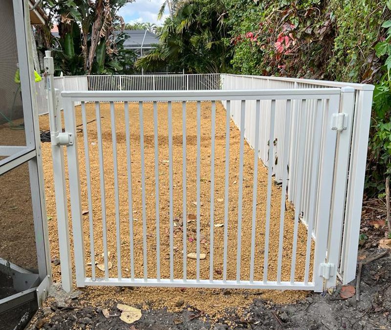 Mechanical Aluminum Fence Installation – Pool Code Fence – Aluminum Fence Installation – Fence Installation – Parkland, FL