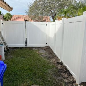 PVC Privacy Fence
