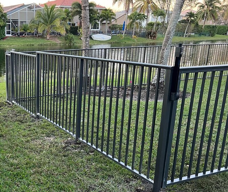 Mechanical Aluminum Fence – Aluminum Fence – Aluminum Fence Installation – Residential Fence Installation – Fence Installation – Coral Springs, FL Fence Installation