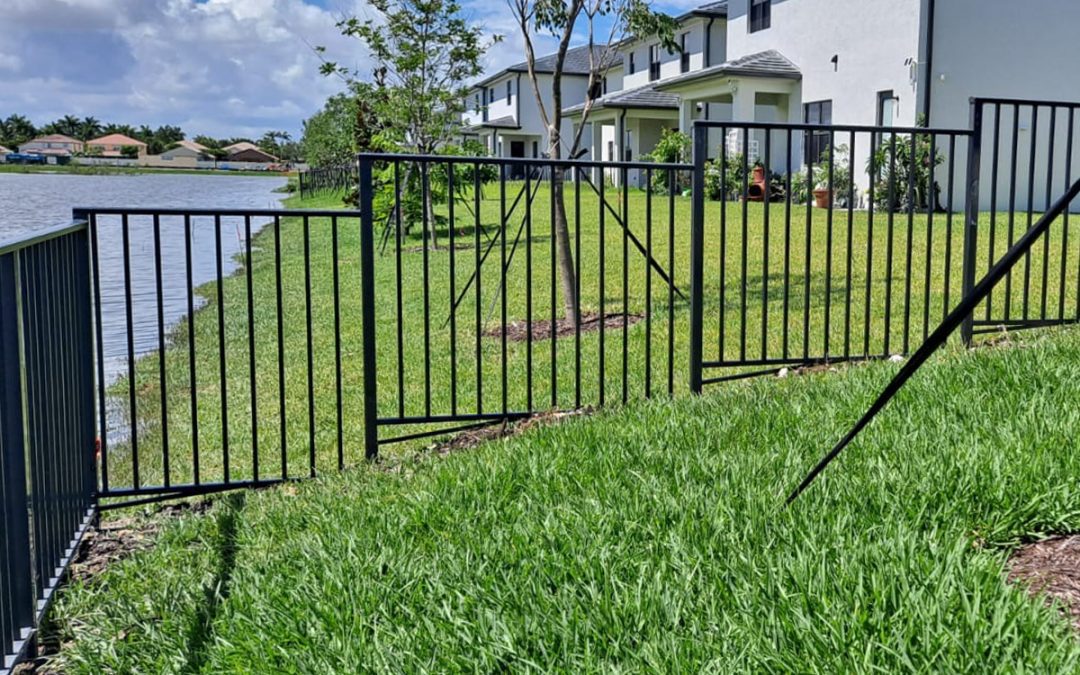 Aluminum Fence – Mechanical Aluminum Fence – Residential Fence Installation – Miramar, FL Fence Installation