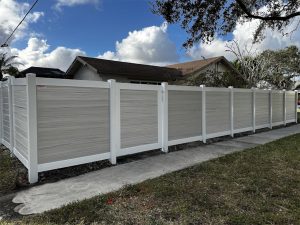 PVC Privacy Fence
