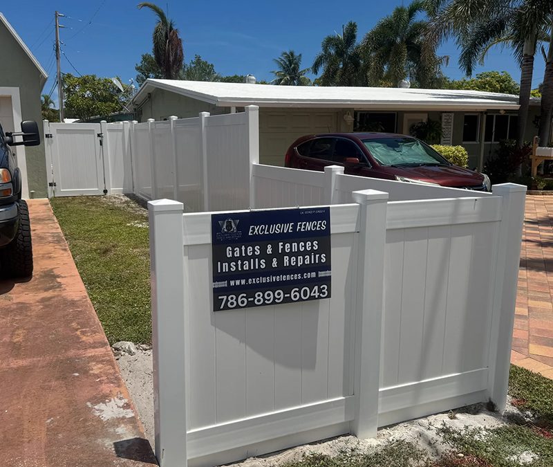 Five Star Review! New PVC Privacy Fence in Broward County