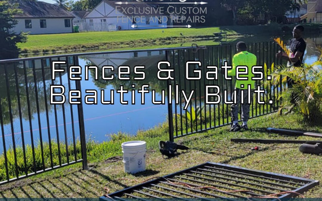 CALL Exclusive Fences TODAY for your FREE Fence Installation ESTIMATE