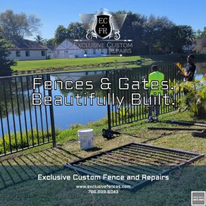 CALL Exclusive Fences TODAY for your FREE Fence Installation ESTIMATE