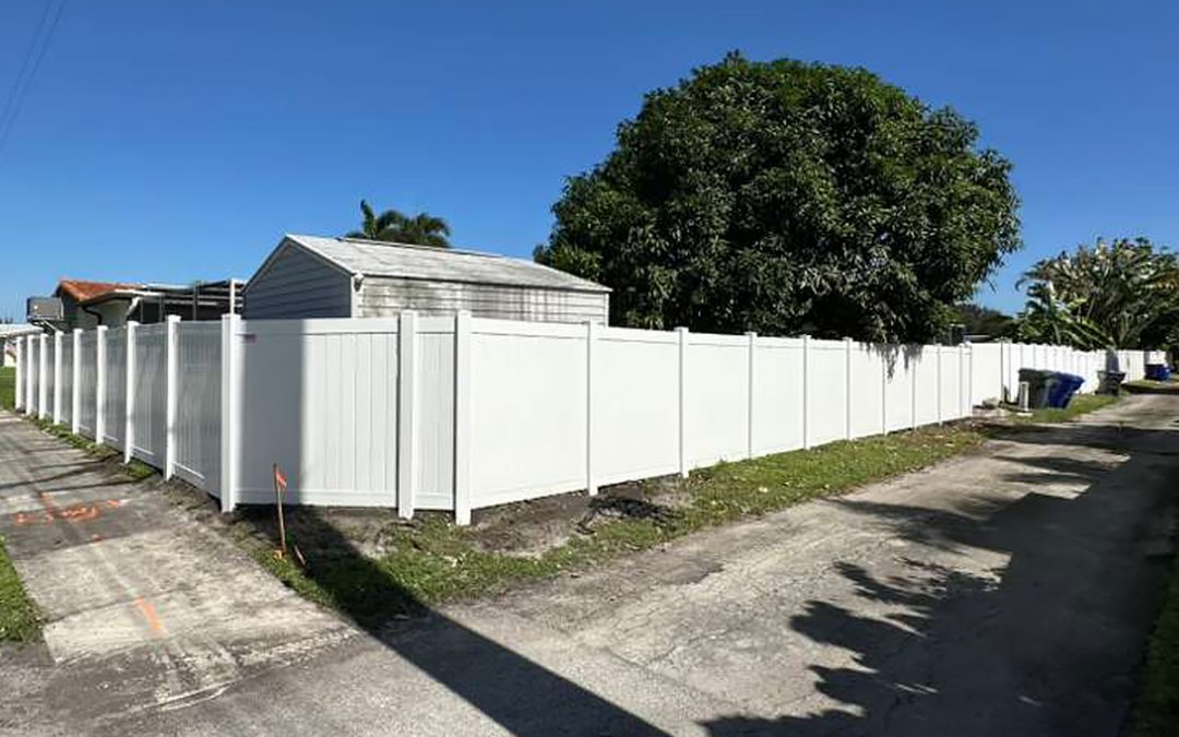 PVC Privacy Fence