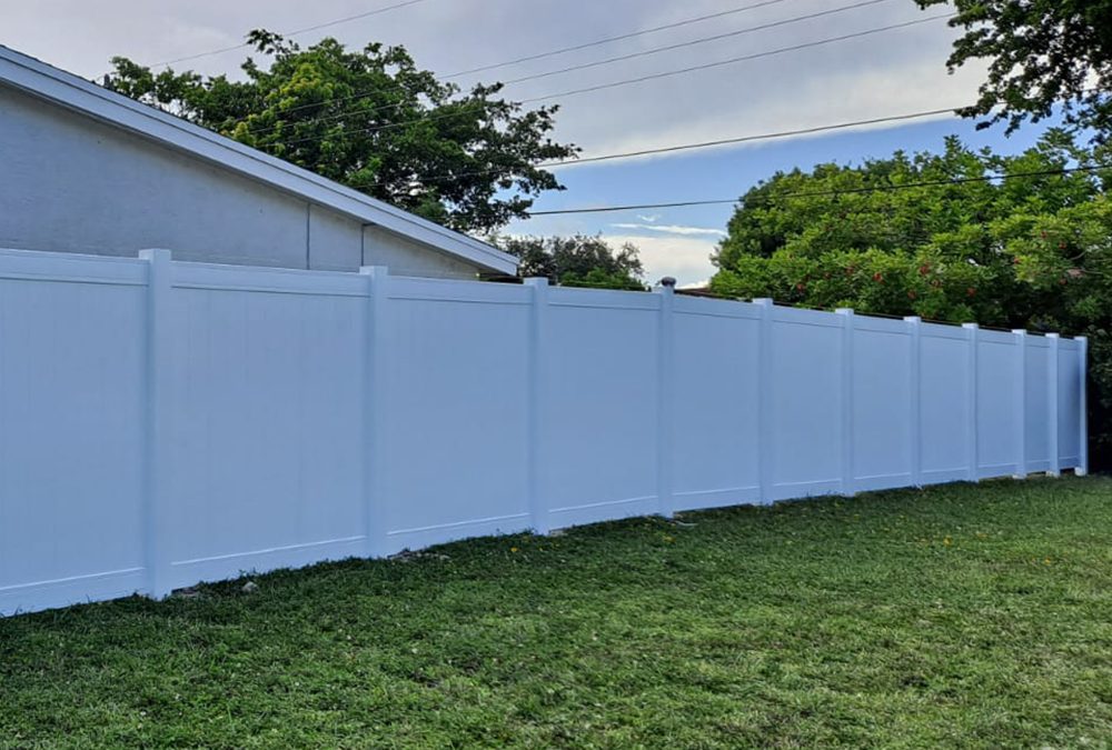 PVC Privacy Fence in Margate